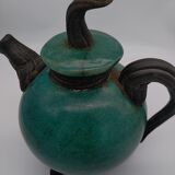 Théière "Citrouille " raku