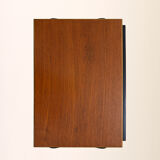 Side table with sewing compartment