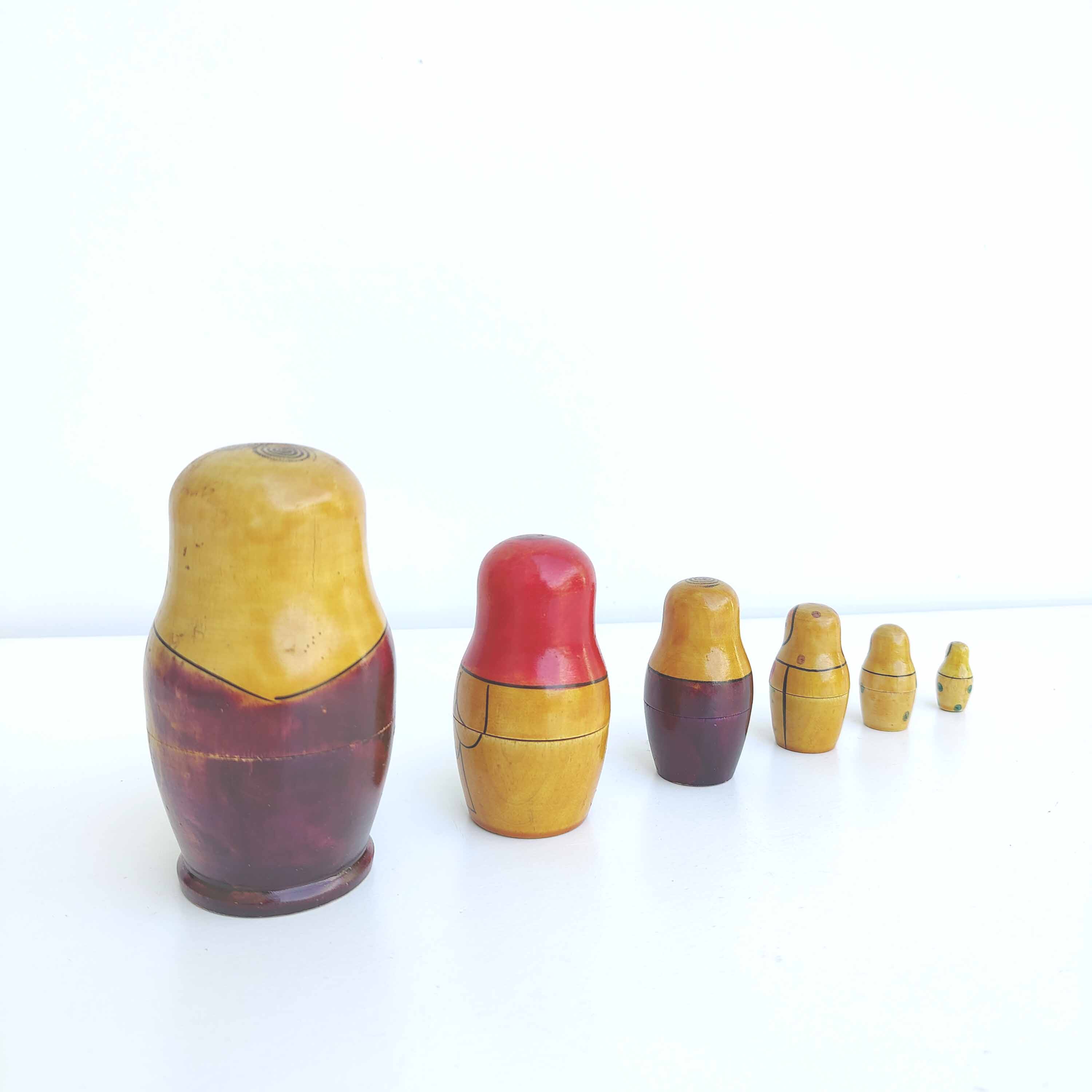 Russian nesting dolls matryoshka