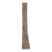 Tapis de couloir turc vintage 52x712 cm