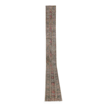 Tapis de couloir turc vintage 52x712 cm