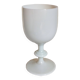 Vintage white opaline vase-cup 16.5 cm