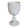 Vintage white opaline vase-cup 16.5 cm