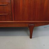 Vintage Scandinavian high sideboard in teak from the 50s and 60s