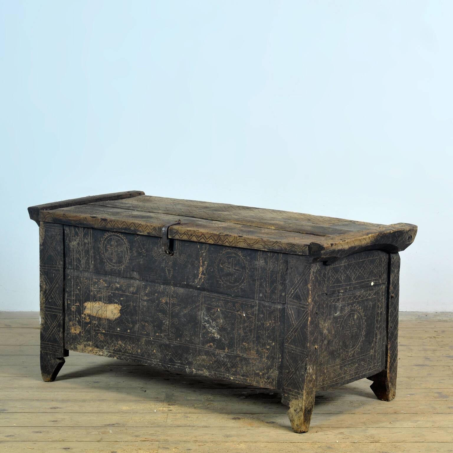 Coffre de berger antique, années 1820