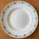 Antique flat earthenware plates from Saint-Amand (North)