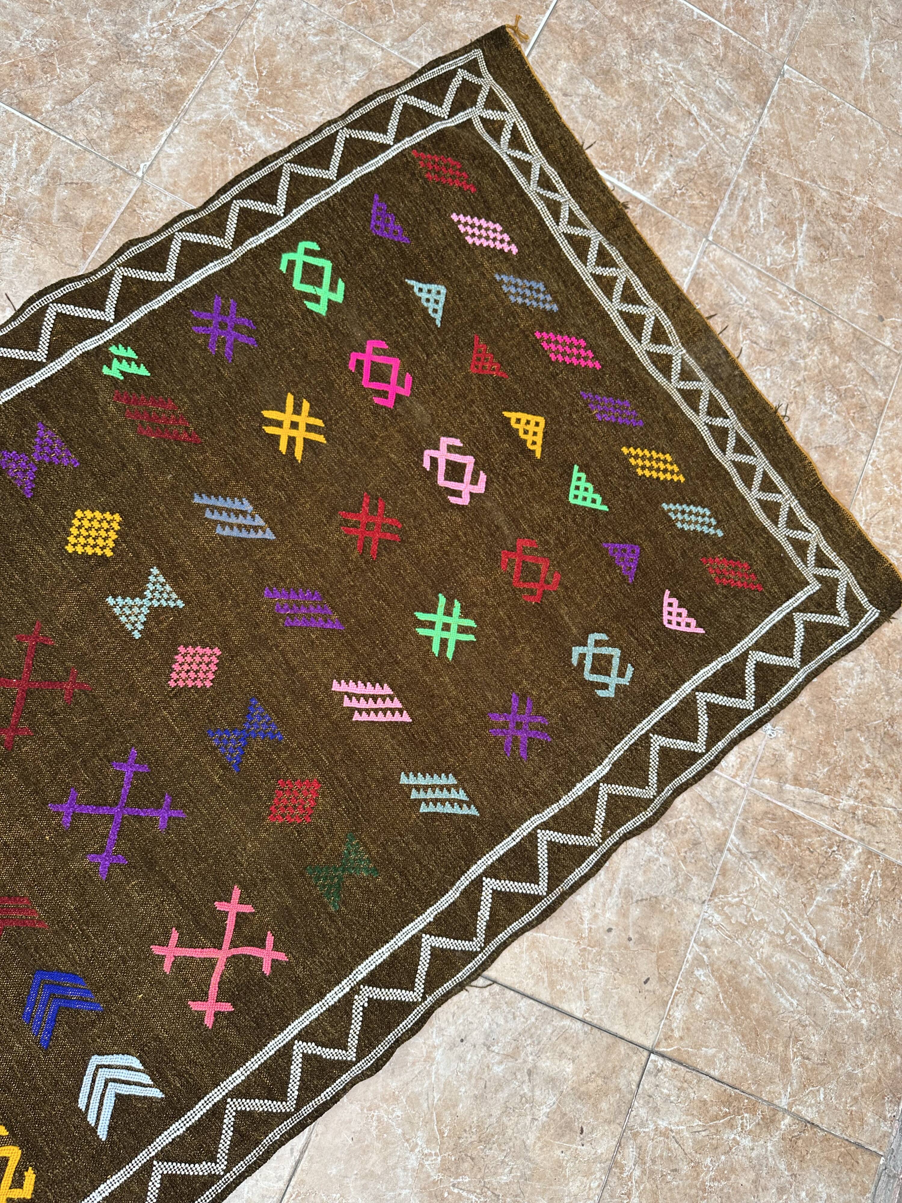 Moroccan rug - handmade rug - Berber wool rug - Floor rug