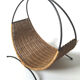 Rattan basket with logs