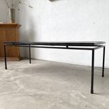 Metal and ceramic coffee table by J. Belarti, circa 1970