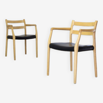 2x fauteuil Niels O. Møller modèle 67