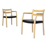 2x fauteuil Niels O. Møller modèle 67