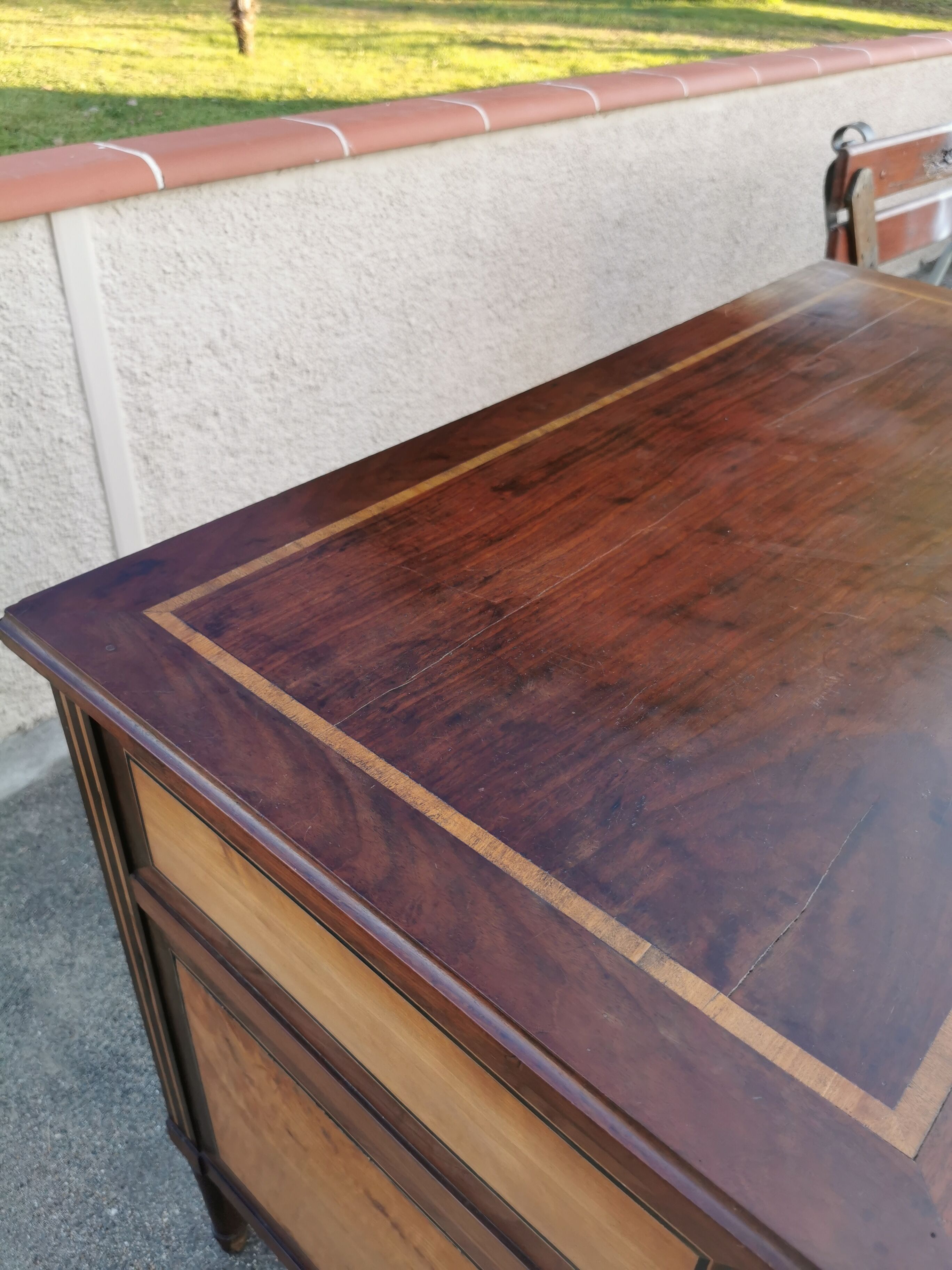 Louis XVI style chest of drawers