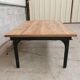 Table basse métal et bois