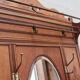 Wardrobe cabinet oak mantel in early XX °