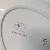 Badonviller oval platter - Francine pattern