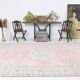 Nuances de tapis persan rose blush , 211x323Cm