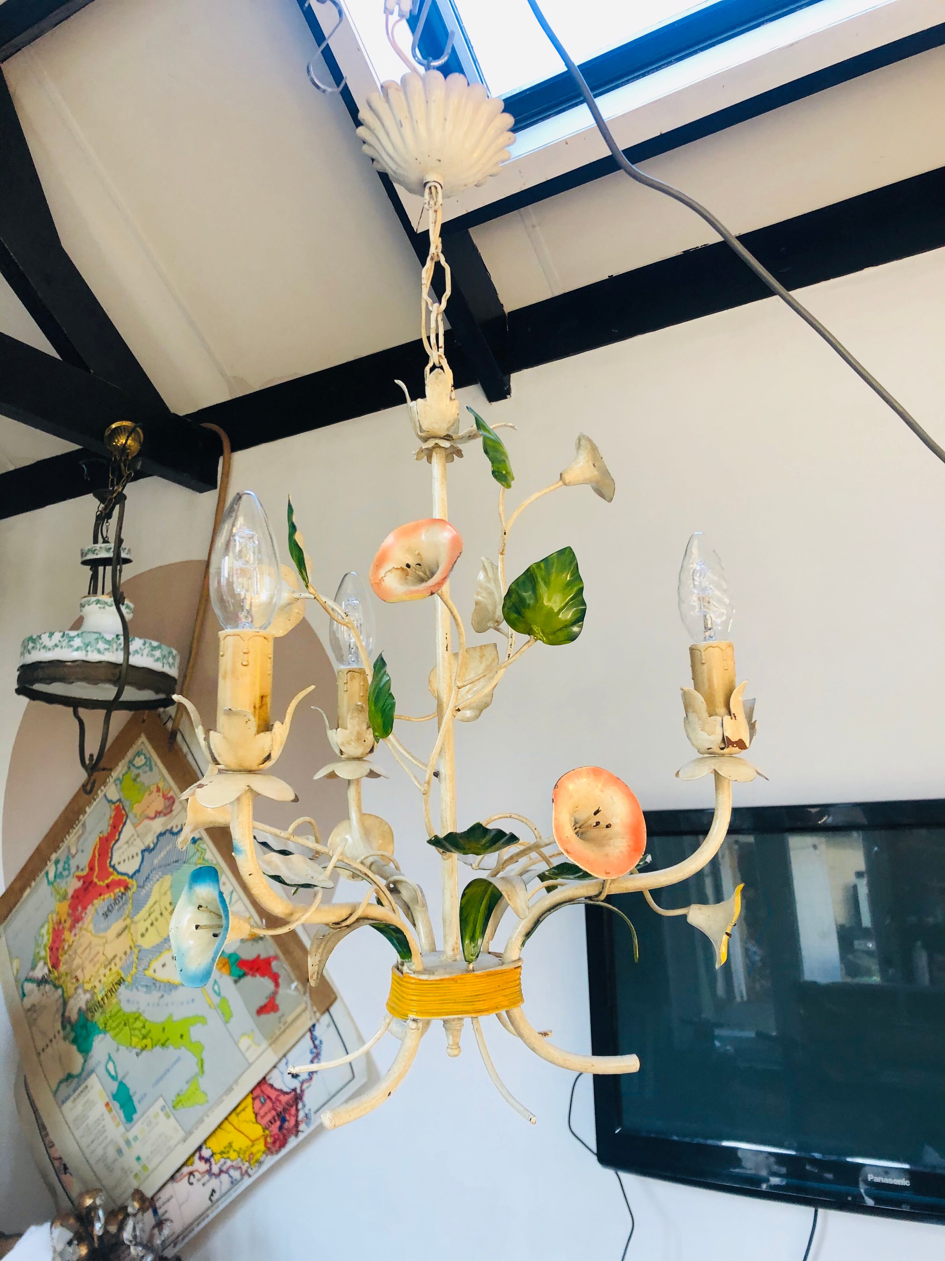 Italian luster flowers