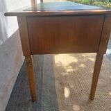 Green leather top desk