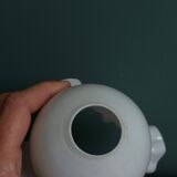 White opaline glass lampshade