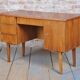 Mid-Century Modern Writing Desk in Walnut, Czech, 1950
