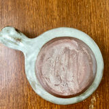 Signed glazed stoneware pot