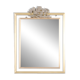 “Boizot” model mirror in brass, varnished finish. Contemporary.