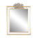 “Boizot” model mirror in brass, varnished finish. Contemporary.