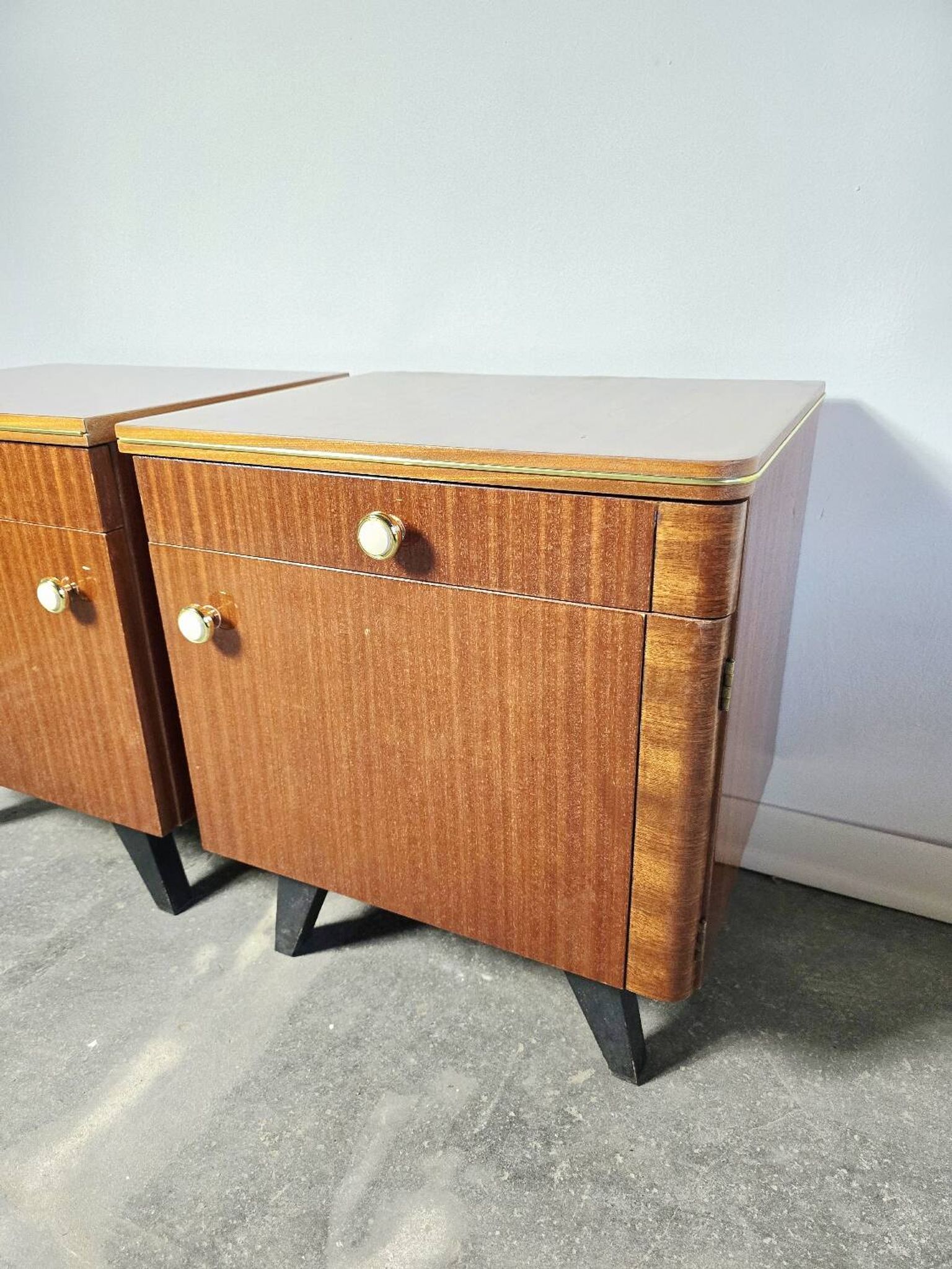 70s Mid Century Nightstand 1 of 2