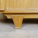According to Jules Leleu: Rare corner sideboard in light wood, Art Deco period, circa 1930
