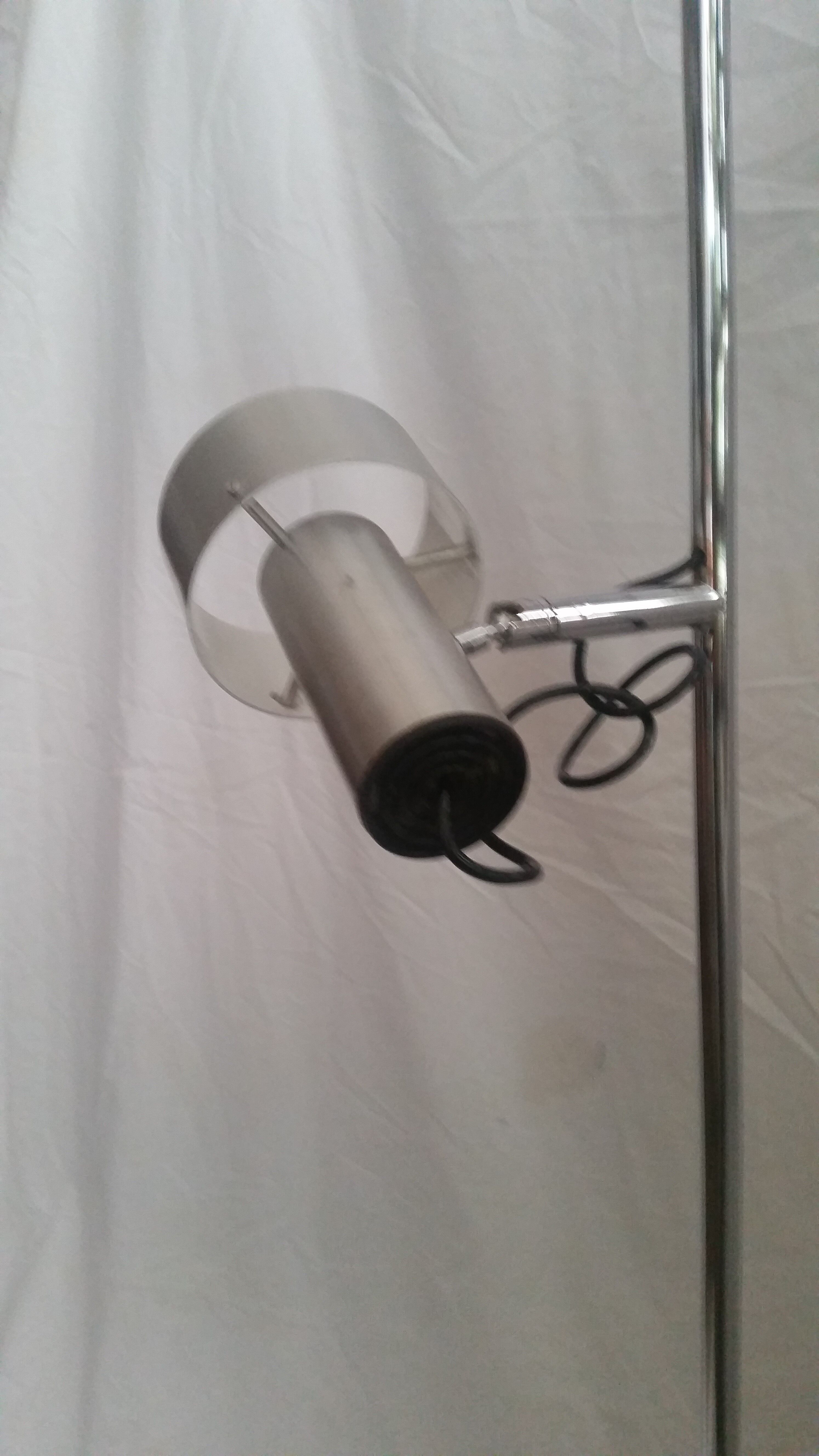 Floor lamp e-reader chrome brush 60/70