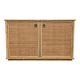 Low buffet / sideboard Dal Vera bamboo rattan vintage 1970s
