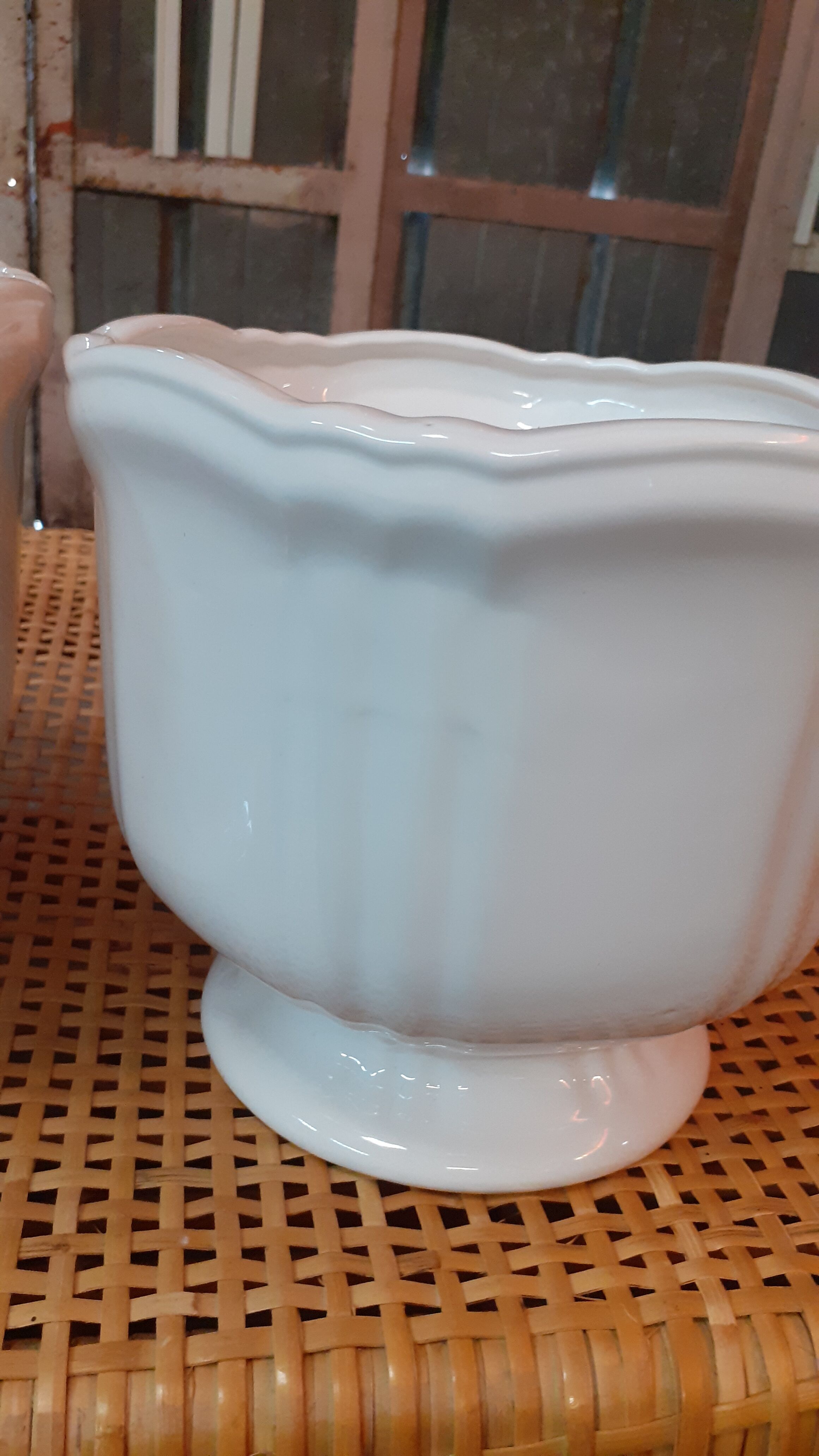 Paire de cache pot vintage