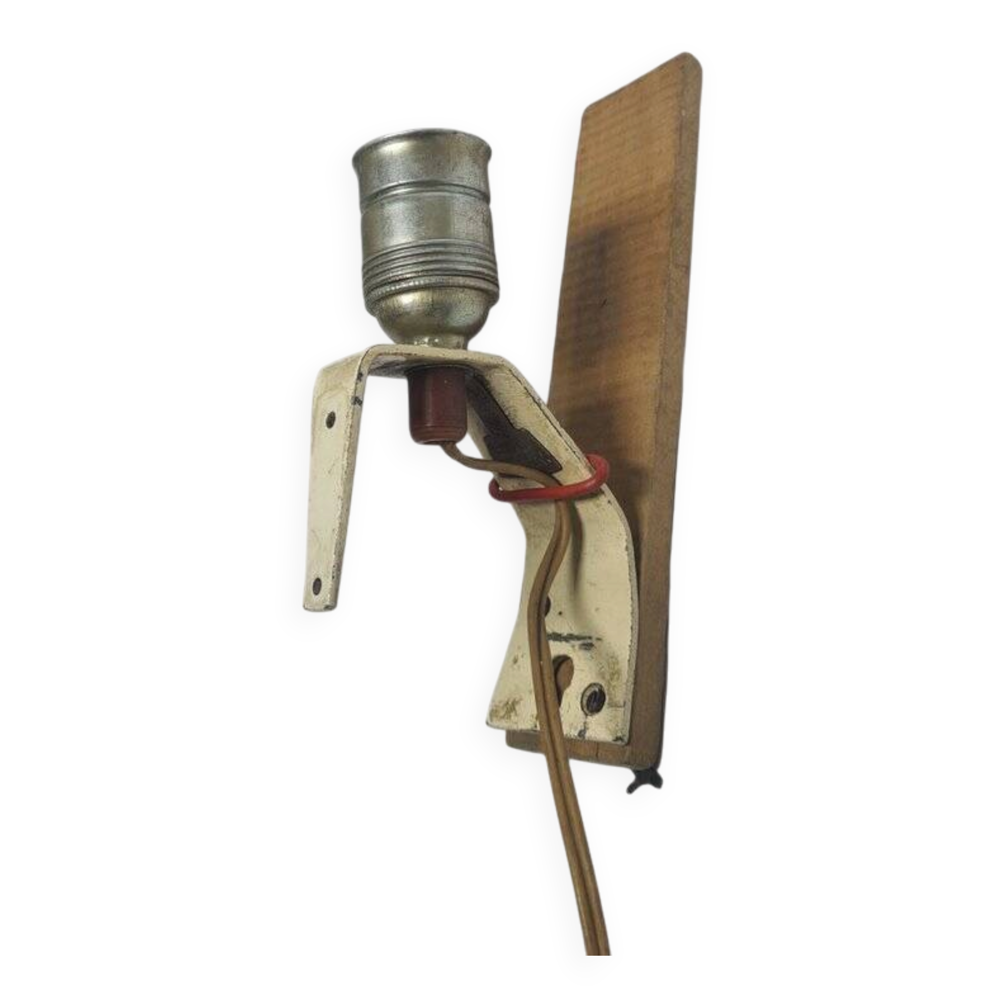 Postmodern brutalist wall lamp, Poland, 1970s