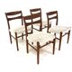 Set of 4 Scandinavian teak chairs, Sweden, 1960