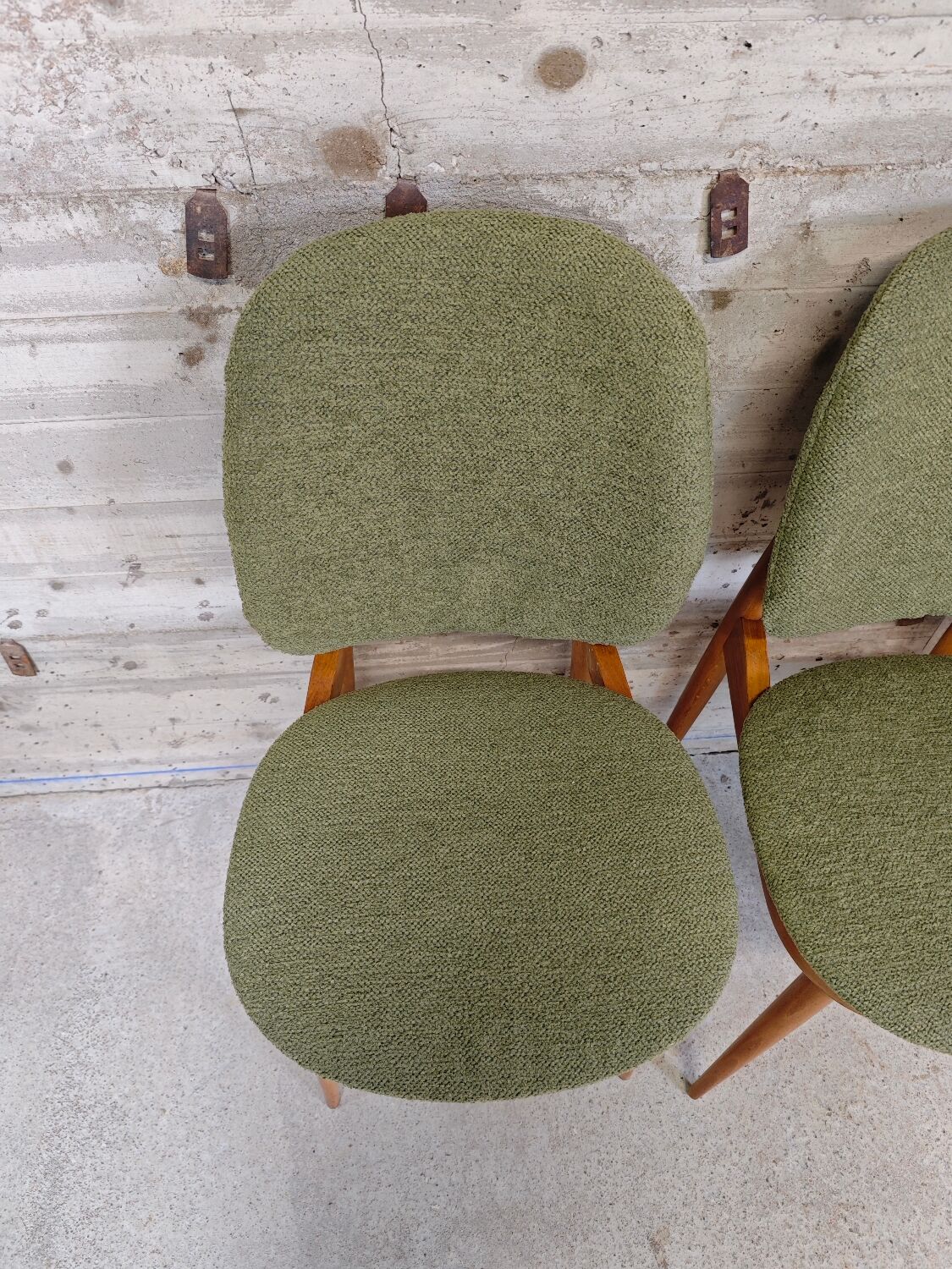 Set of 4 Baumann Pégase chairs