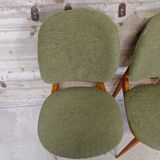 Set of 4 Baumann Pégase chairs