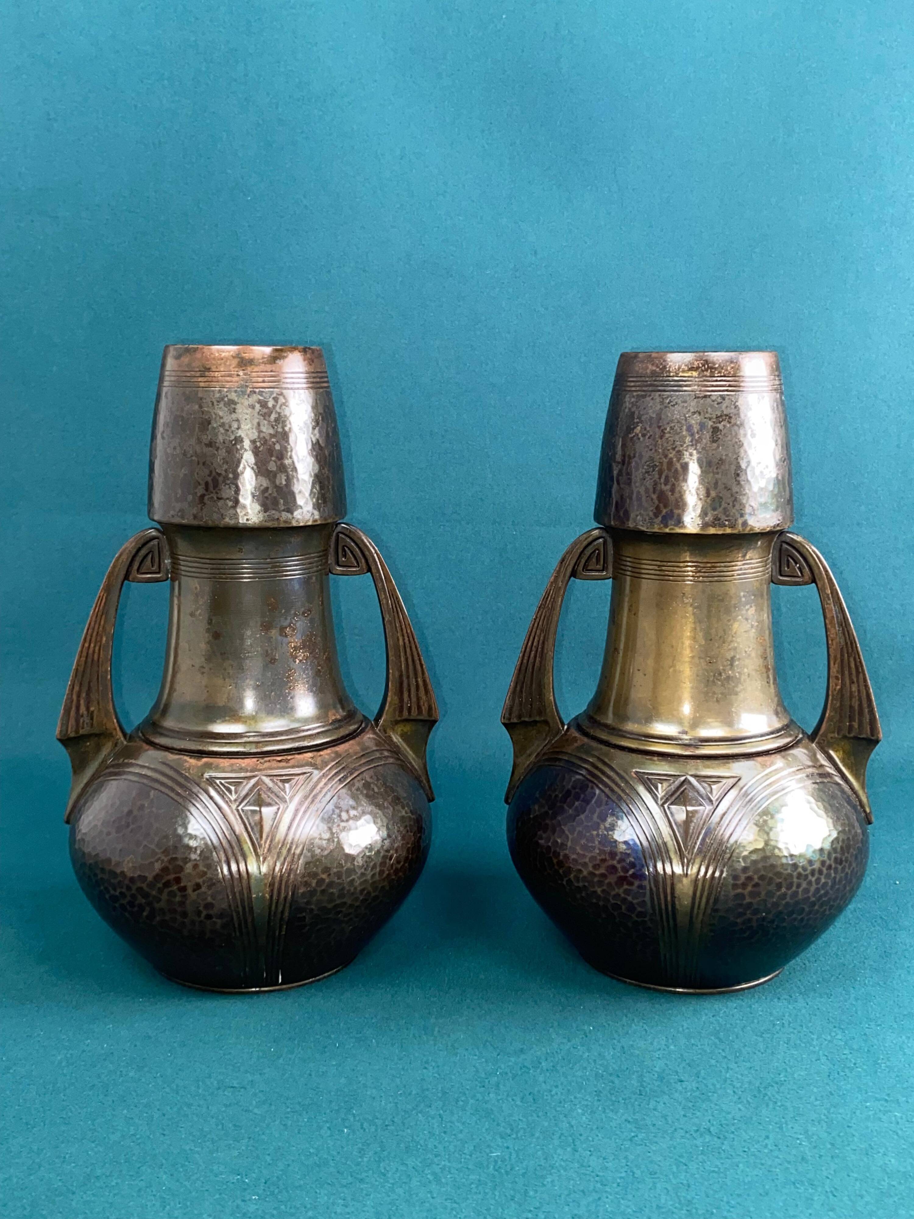 Vases Art Nouveau by Carl Deffner