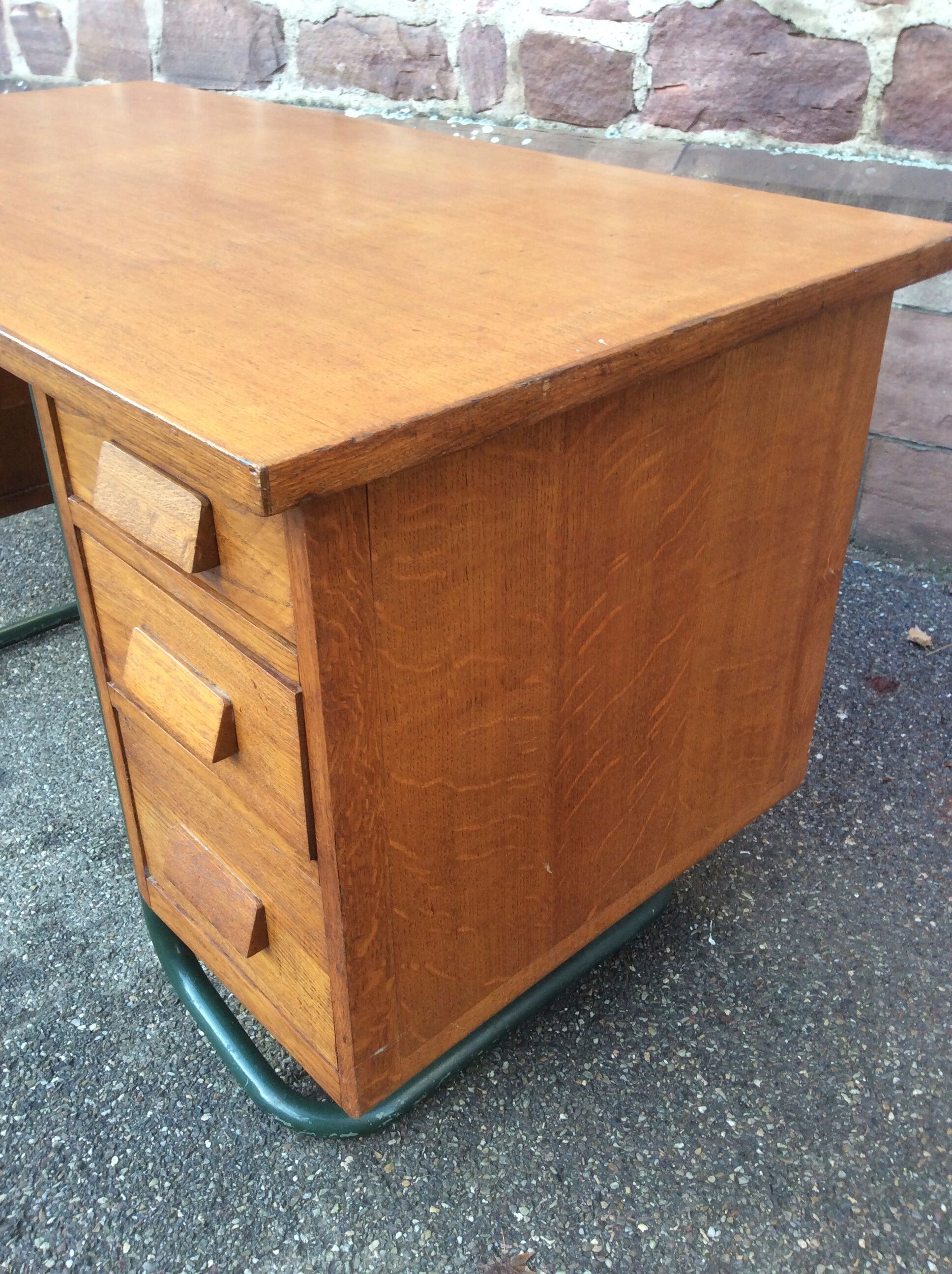 Vintage schoolmaster's desk mullca 1960
