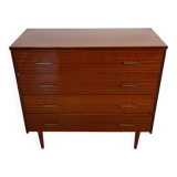 Commode bois 4 tiroirs vintage