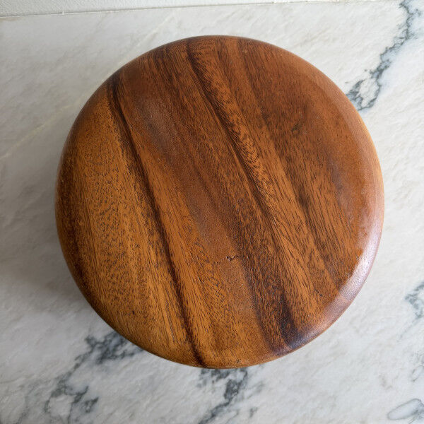 Wooden salad bowl