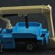 Old toy truck crane norev