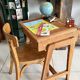 School desk and chair set stamped Baumann