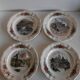8 plates for dessert obernai Sarreguemines h.loux