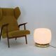 Huge Blown Glass Floor Lamp, Czechoslovakia, 1950s