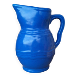 Blue pitcher