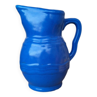 Blue pitcher