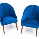 Paire de fauteuils club, Pologne, années 1960