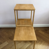 Danish pull out tables by Kai Kristiansen for Vildbjerg Møbelfabrik