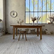 Table de ferme extensible en chêne massif
