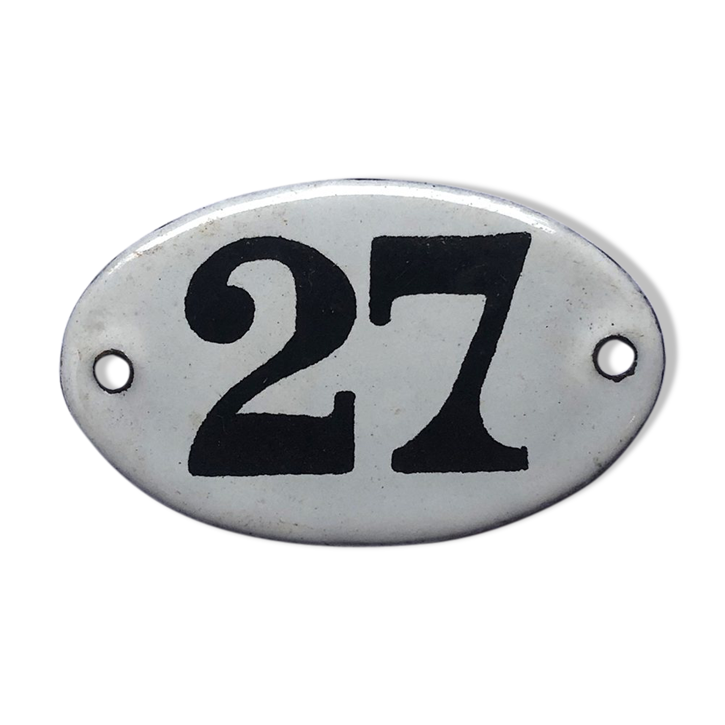 Enamelplate number 27